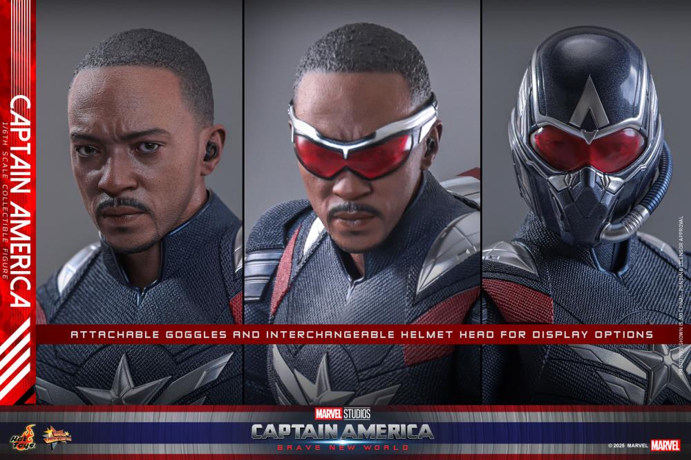 Captain America: Brave New World MMS779 Captain America 1/6th Scale Collectible Figure