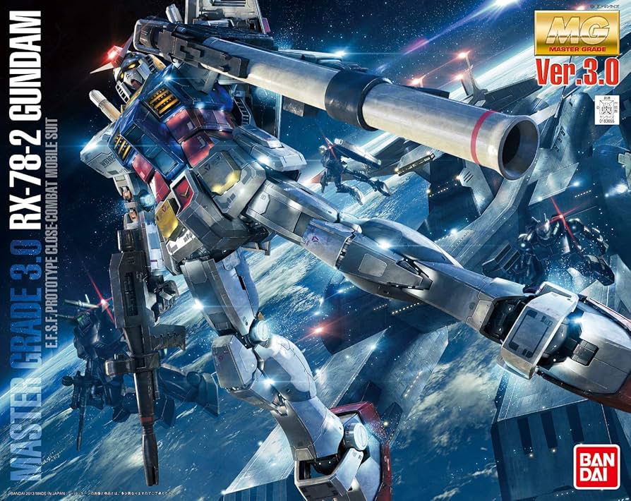 Mobile Suit Gundam MG RX-78-2 Gundam Ver. 3.0 1/100 Scale Model Kit