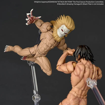 Attack on Titan Amazing Yamaguchi Revoltech NR102 Jaw Titan Action Figure