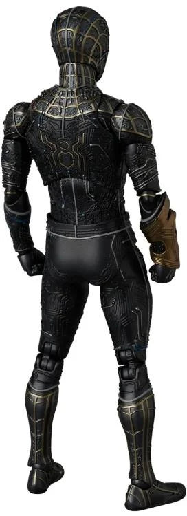PRE-ORDER:Spider-Man: No Way Home MAFEX No.308 Spider-Man (Black and Gold Suit Ver.) Action Figure
