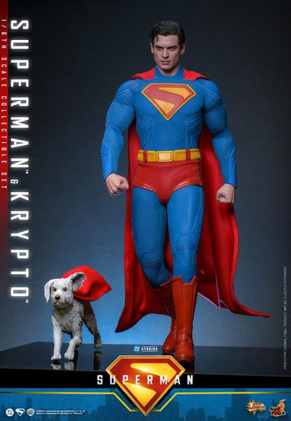 PRE-ORDER - Superman (2025) MMS812 Superman & Krypto 1/6th Scale Collectible Figure Set