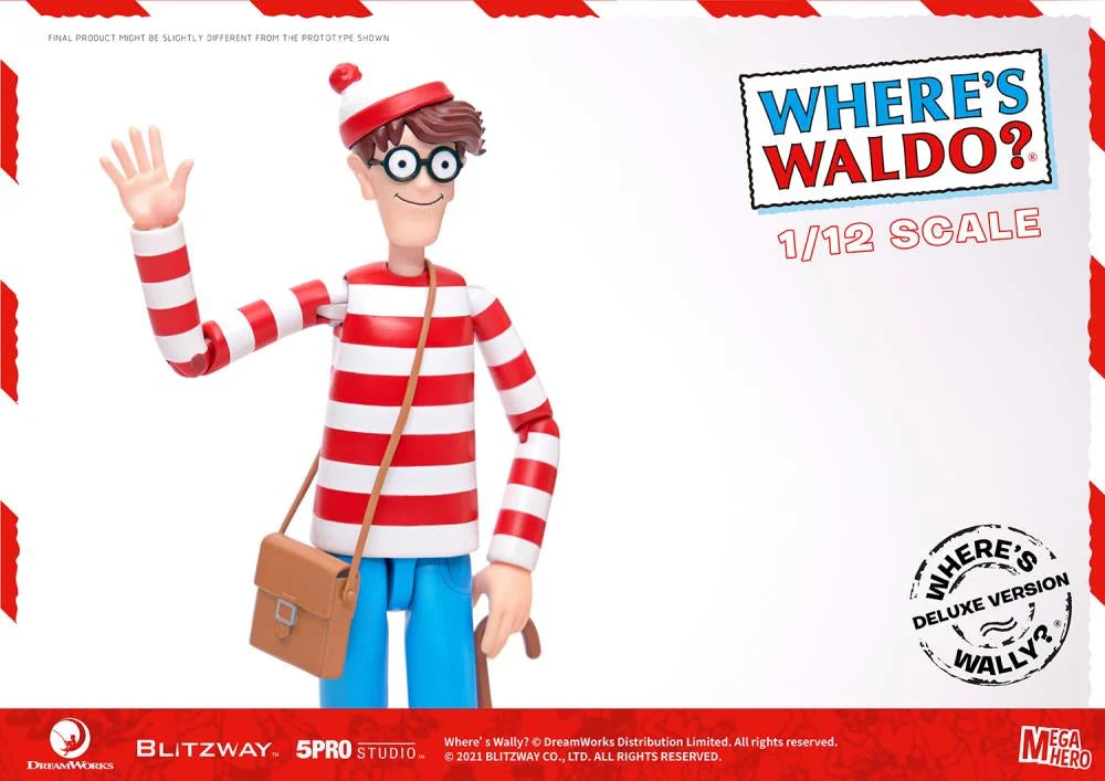 Where's Waldo? MEGAHERO Waldo 1/12 Scale Figure