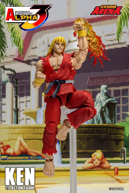 Street Fighter Zero 3 Storm Arena Ken 1/12 Scale Action Figure (Asia Packaging)