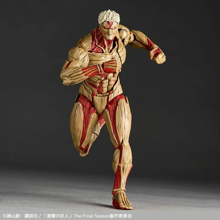 Attack on Titan Amazing Yamaguchi Revoltech NR069 Armored Titan (Reiner Braun) Action Figure Reissue