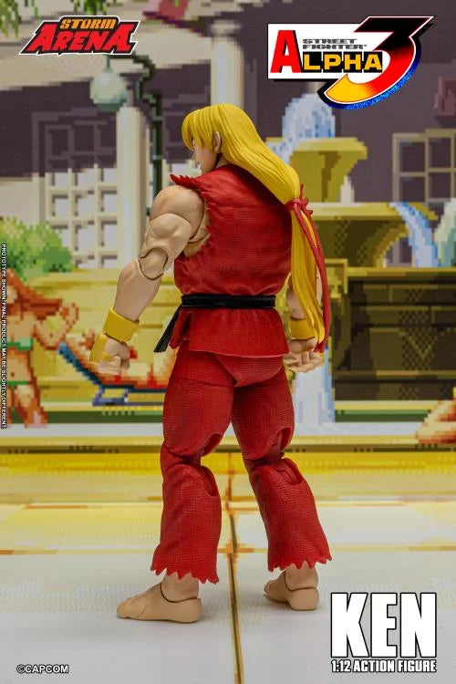 Street Fighter Zero 3 Storm Arena Ken 1/12 Scale Action Figure (Asia Packaging)