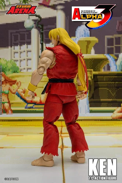 Street Fighter Zero 3 Storm Arena Ken 1/12 Scale Action Figure (Asia Packaging)