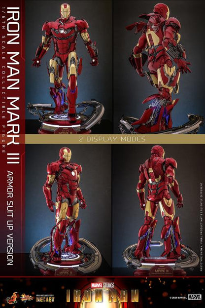 Pre-Order - Marvel MMS825 Iron Man Mark III (Armor Suit Up Ver.) 1/6th Scale Collectible Figure
