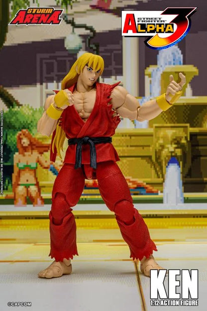 Street Fighter Zero 3 Storm Arena Ken 1/12 Scale Action Figure (Asia Packaging)