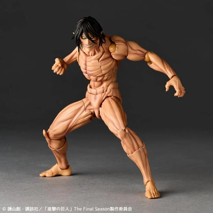Attack on Titan Amazing Yamaguchi Revoltech NR057 Attack Titan (Eren Yeager) Kaiyodo Exclusive Action Figure w/ Bonus Head