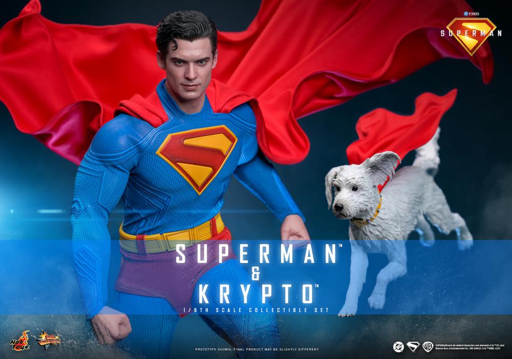 PRE-ORDER - Superman (2025) MMS812 Superman & Krypto 1/6th Scale Collectible Figure Set