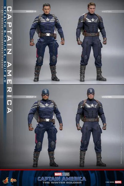 Captain America: The Winter Soldier MMS783 Captain America (Stealth S.T.R.I.K.E. Suit 2.0) 1/6th Scale Collectible Figure
