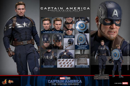 Captain America: The Winter Soldier MMS783 Captain America (Stealth S.T.R.I.K.E. Suit 2.0) 1/6th Scale Collectible Figure