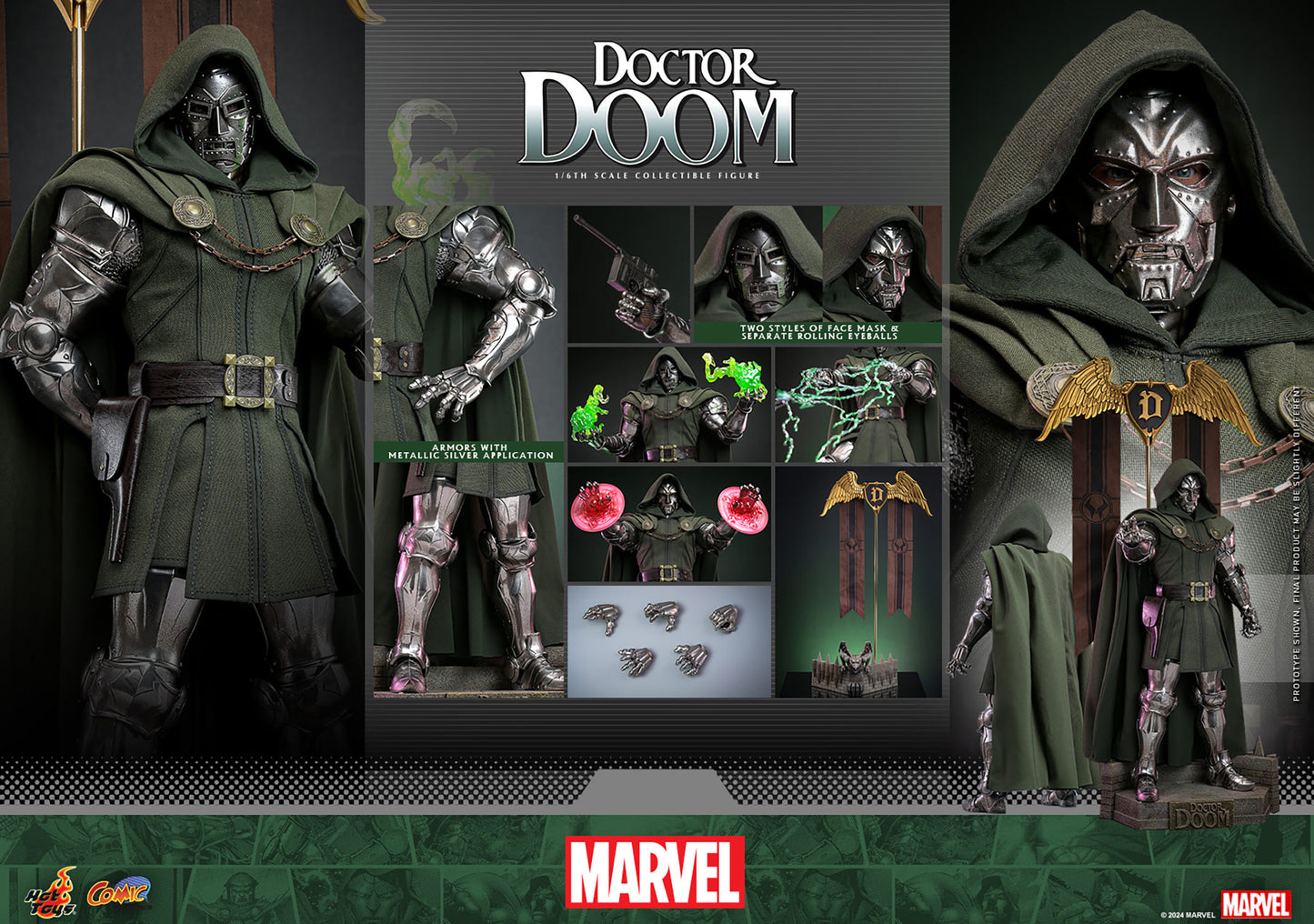 Doctor Doom CMS022 Marvel Comics 1/6 Scale Collectible Figure