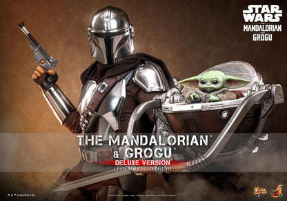 PRE-ORDER: Star Wars: The Mandalorian and Grogu MMS872 (Deluxe Ver.) 1/6th Scale Collectible Figure Set