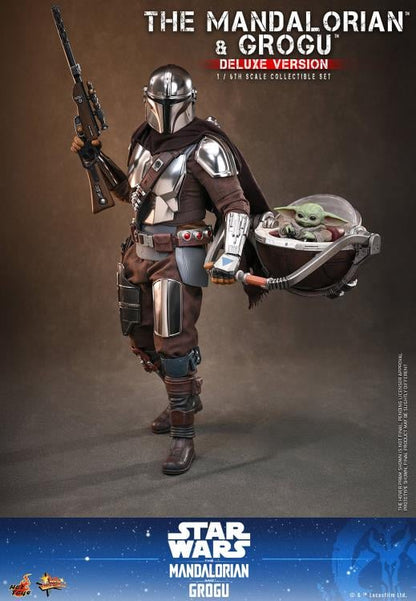 PRE-ORDER: Star Wars: The Mandalorian and Grogu MMS872 (Deluxe Ver.) 1/6th Scale Collectible Figure Set