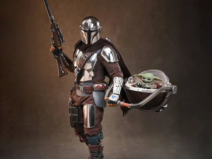 PRE-ORDER: Star Wars: The Mandalorian and Grogu MMS872 (Deluxe Ver.) 1/6th Scale Collectible Figure Set