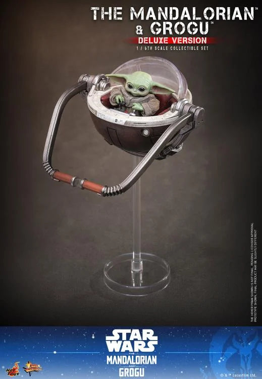 PRE-ORDER: Star Wars: The Mandalorian and Grogu MMS872 (Deluxe Ver.) 1/6th Scale Collectible Figure Set