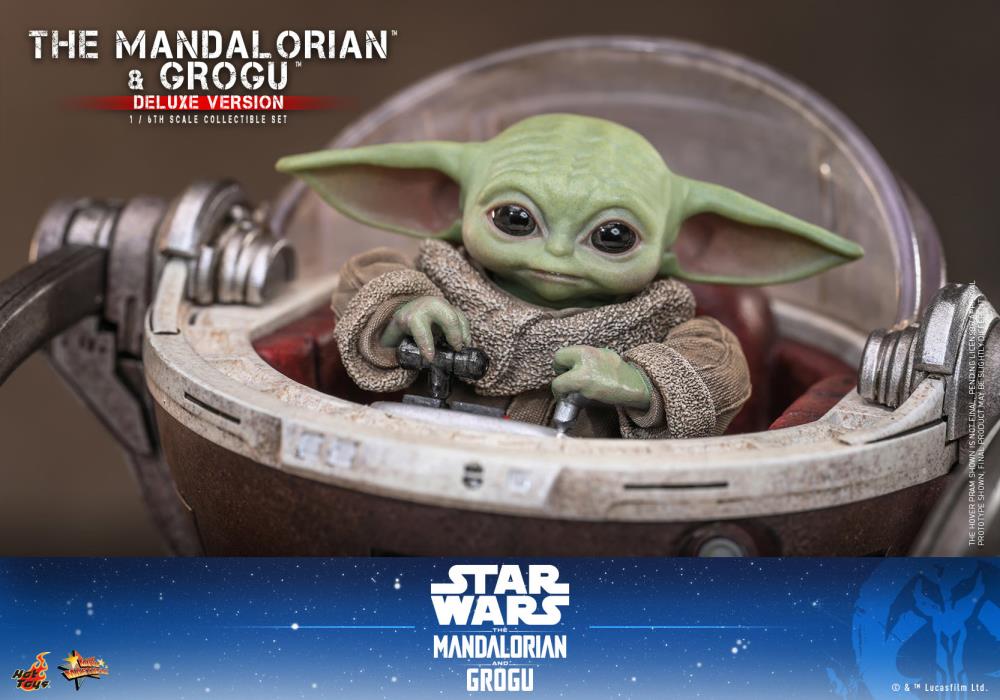 PRE-ORDER: Star Wars: The Mandalorian and Grogu MMS872 (Deluxe Ver.) 1/6th Scale Collectible Figure Set