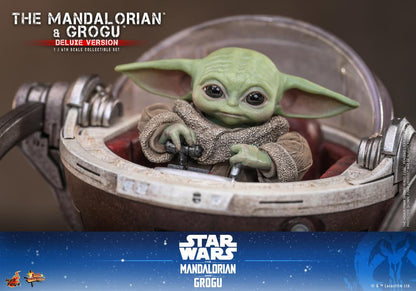 PRE-ORDER: Star Wars: The Mandalorian and Grogu MMS872 (Deluxe Ver.) 1/6th Scale Collectible Figure Set