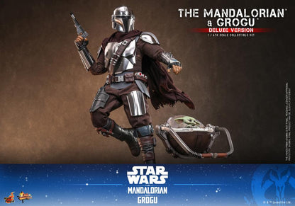 PRE-ORDER: Star Wars: The Mandalorian and Grogu MMS872 (Deluxe Ver.) 1/6th Scale Collectible Figure Set