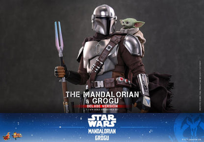 PRE-ORDER: Star Wars: The Mandalorian and Grogu MMS872 (Deluxe Ver.) 1/6th Scale Collectible Figure Set