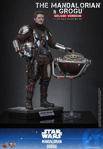 PRE-ORDER: Star Wars: The Mandalorian and Grogu MMS872 (Deluxe Ver.) 1/6th Scale Collectible Figure Set