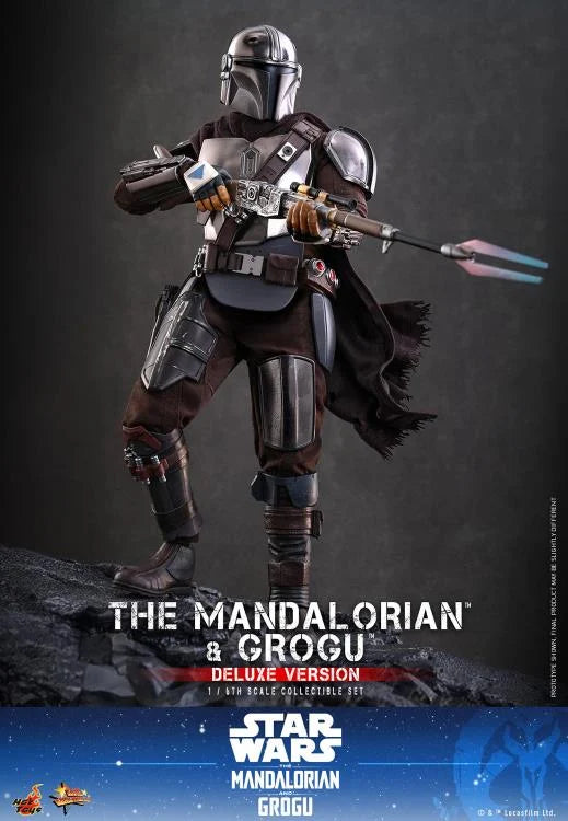 PRE-ORDER: Star Wars: The Mandalorian and Grogu MMS872 (Deluxe Ver.) 1/6th Scale Collectible Figure Set