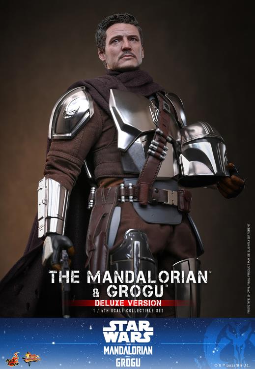 PRE-ORDER: Star Wars: The Mandalorian and Grogu MMS872 (Deluxe Ver.) 1/6th Scale Collectible Figure Set