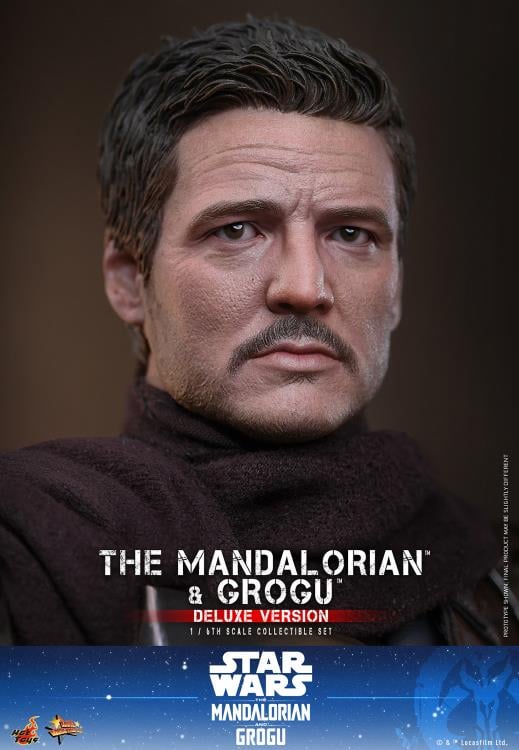 PRE-ORDER: Star Wars: The Mandalorian and Grogu MMS872 (Deluxe Ver.) 1/6th Scale Collectible Figure Set