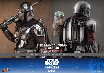 PRE-ORDER: Star Wars: The Mandalorian and Grogu MMS872 (Deluxe Ver.) 1/6th Scale Collectible Figure Set