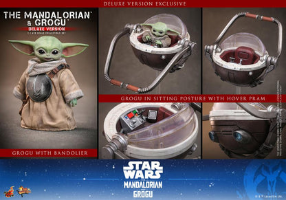 PRE-ORDER: Star Wars: The Mandalorian and Grogu MMS872 (Deluxe Ver.) 1/6th Scale Collectible Figure Set