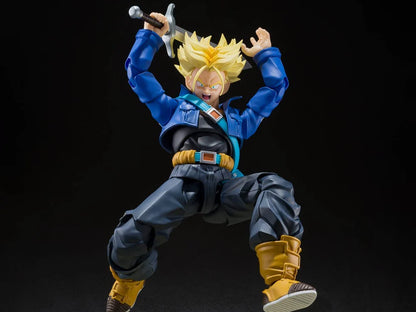 Dragon Ball Z S.H.Figuarts Super Saiyan Trunks (Boy from the Future) Action Figure (Reissue)