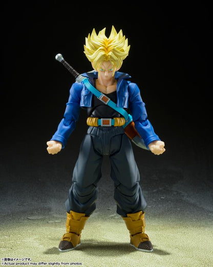 Dragon Ball Z S.H.Figuarts Super Saiyan Trunks (Boy from the Future) Action Figure (Reissue)