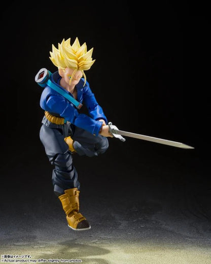 Dragon Ball Z S.H.Figuarts Super Saiyan Trunks (Boy from the Future) Action Figure (Reissue)