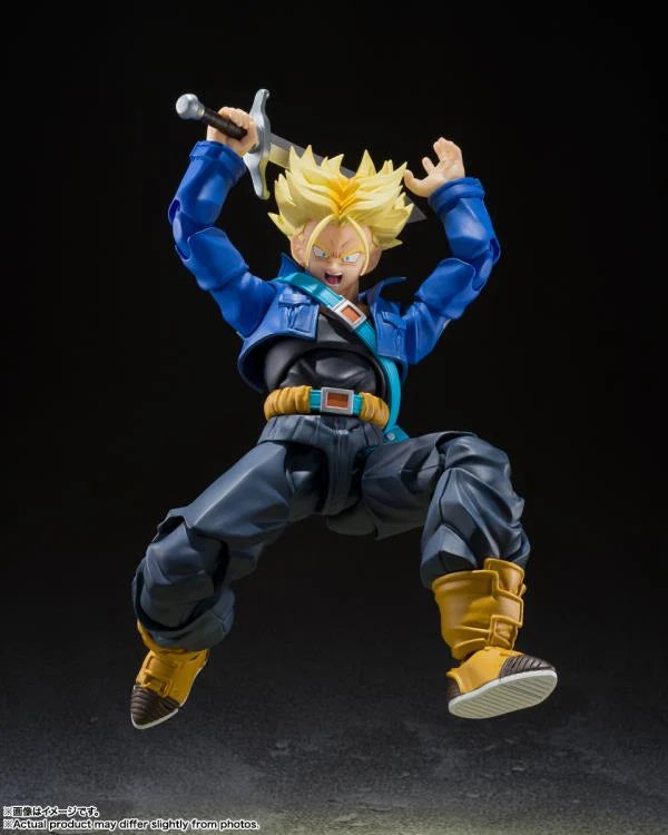 Dragon Ball Z S.H.Figuarts Super Saiyan Trunks (Boy from the Future) Action Figure (Reissue)