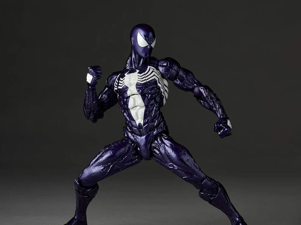 Pre-Order - Marvel Comics Amazing Yamaguchi Revoltech NR106 Symbiote Suit Spider-Man (Purple Ver.) Action Figure