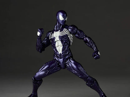 Pre-Order - Marvel Comics Amazing Yamaguchi Revoltech NR106 Symbiote Suit Spider-Man (Purple Ver.) Action Figure