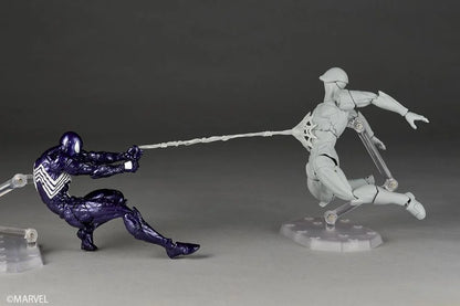 Pre-Order - Marvel Comics Amazing Yamaguchi Revoltech NR106 Symbiote Suit Spider-Man (Purple Ver.) Action Figure