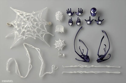 Pre-Order - Marvel Comics Amazing Yamaguchi Revoltech NR106 Symbiote Suit Spider-Man (Purple Ver.) Action Figure