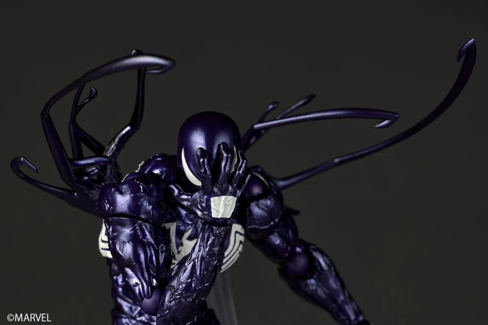 Pre-Order - Marvel Comics Amazing Yamaguchi Revoltech NR106 Symbiote Suit Spider-Man (Purple Ver.) Action Figure