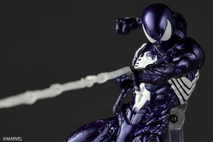 Pre-Order - Marvel Comics Amazing Yamaguchi Revoltech NR106 Symbiote Suit Spider-Man (Purple Ver.) Action Figure