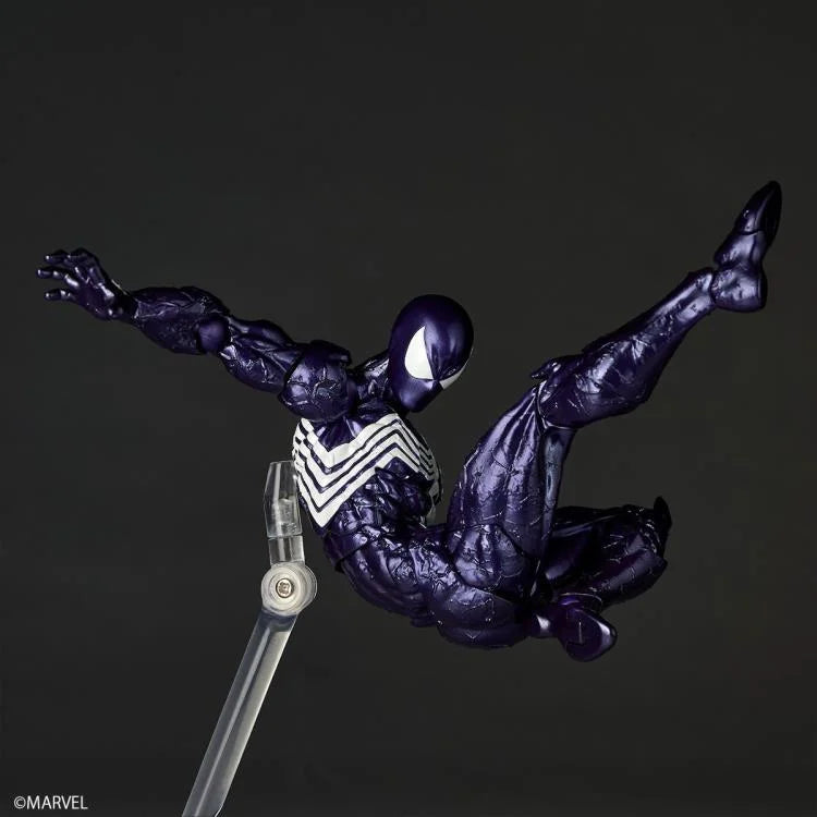 Pre-Order - Marvel Comics Amazing Yamaguchi Revoltech NR106 Symbiote Suit Spider-Man (Purple Ver.) Action Figure