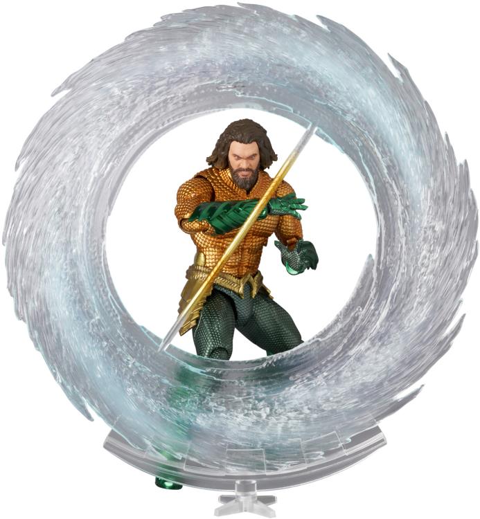 Aquaman and the Lost Kingdom MAFEX No.267 Aquaman (Green and Gold Suit Ver.) - Dented Corner Box
