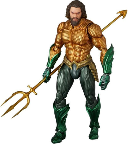 Aquaman and the Lost Kingdom MAFEX No.267 Aquaman (Green and Gold Suit Ver.) - Dented Corner Box