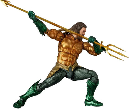 Aquaman and the Lost Kingdom MAFEX No.267 Aquaman (Green and Gold Suit Ver.) - Dented Corner Box