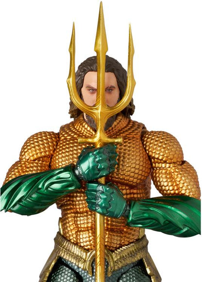 Aquaman and the Lost Kingdom MAFEX No.267 Aquaman (Green and Gold Suit Ver.) - Dented Corner Box