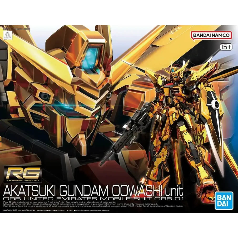 Mobile Suit Gundam SEED Destiny RG ORB-01 Akatsuki Gundam #41 (Oowashi Unit)  1/144 Scale Model Kit