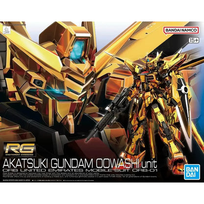 Mobile Suit Gundam SEED Destiny RG ORB-01 Akatsuki Gundam #41 (Oowashi Unit)  1/144 Scale Model Kit