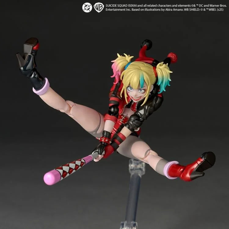 Suicide Squad Isekai Amazing Yamaguchi Revoltech NR082 Harley Quinn Action Figure