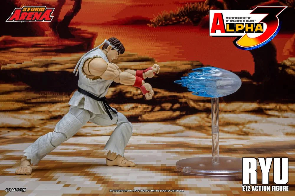 Street Fighter Zero 3 Storm Arena Ryu 1/12 Scale Action Figure (Asia Packaging)